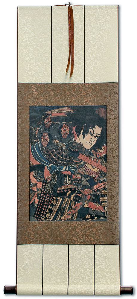 Samurai Sanada No Yoichi Yoshihisa Japanese Print Repro Wall Scroll