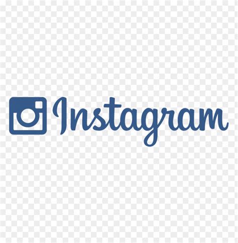 New Instagram With Wordmark Vector Logo Toppng