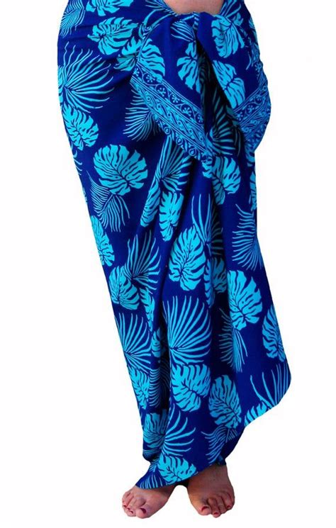 hawaiian beach sarong wrap skirt tropical jungle leaf batik etsy how to tie a sarong beach