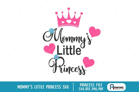 Mommys Little Princess Svgprincess Svgprincess Svg File