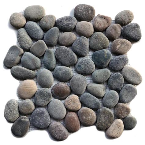 Solistone River Rock Pebbles 10 Pack Baluran 12 In X 12 In Random