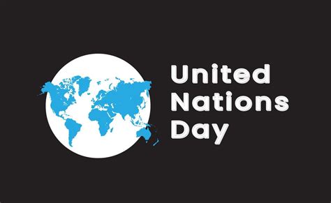 United Nations Day Symbol Vector Illustration 13187520 Vector Art At
