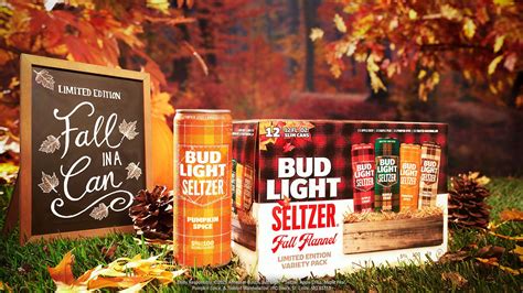 Bud Light Seltzer Drops Basic Fall Seasonal Pack With Pumpkin Spice