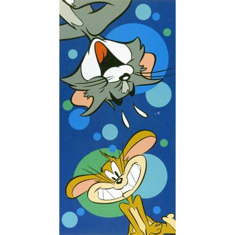 Bassetti Kids Terrycloth Beach Towel Warner Bros Tom And Jerry