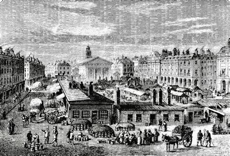 Covent Garden 1820 James Street To The Right London History British