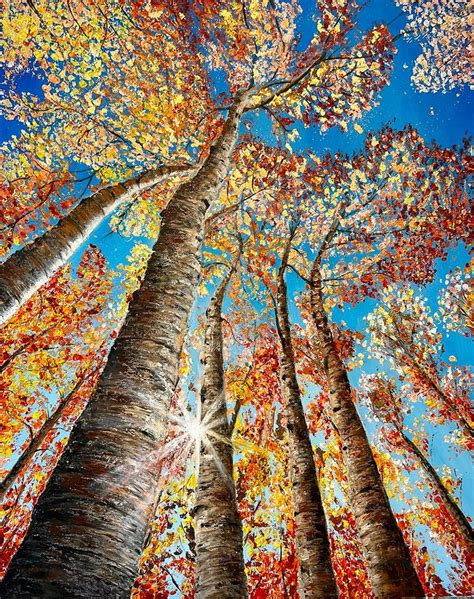 Sophia Chalklen Natures Light Tree Art Woodland Forest Paintings