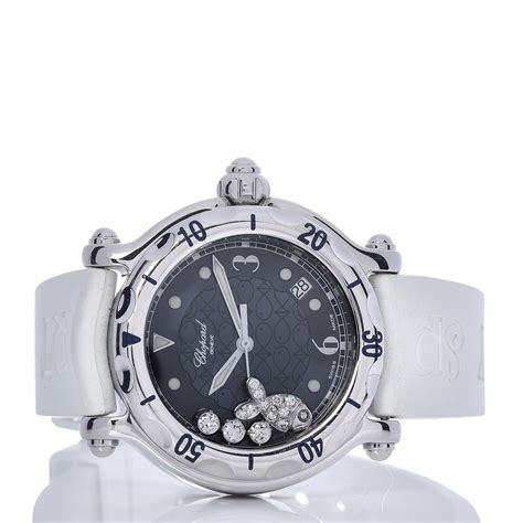 Happy hearts jewellery with its dancing diamonds and delicate designs is the perfect way to insuflate life and joie de vivre. CHOPARD Stainless Steel Diamond 38mm Happy Sport Fish ...
