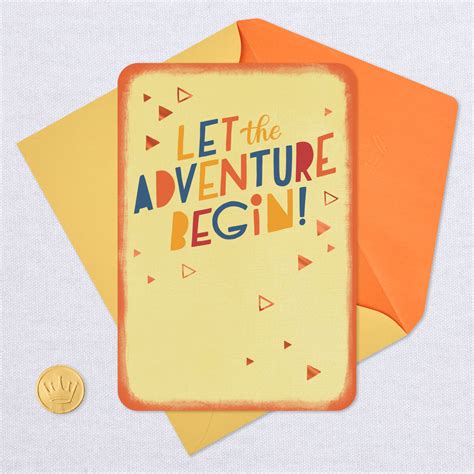 Let The Adventure Begin Congratulations Card Greeting Cards Hallmark