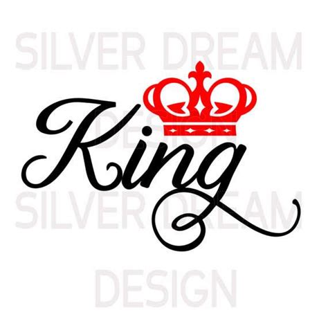 King And Queen Svg King Queen Shirts Svg Files Couples King Queen