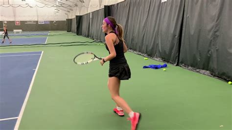 College Tennis Recruiting Video Fall Maggie Holcomb YouTube