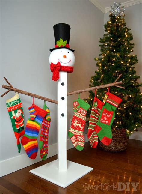 Stockings are one of the most loved parts of christmas. 30+ DIY Stocking Holders For Christmas Decoration - Hative