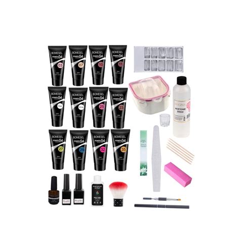 Professional Poly Gel Colours Nail Kit 30 Pieces Shop Today Get It