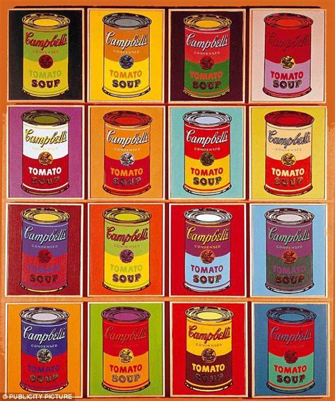 Andy Warhol Paintings Campbells Soup Pop Art Packaging Inspired By