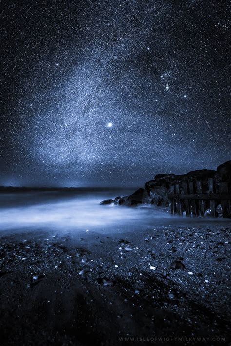 Midnight Blue Night Sky Print By Chad Powell Photography