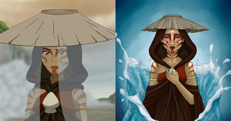 Avatar The Last Airbender 10 Painted Lady Fan Art Pictures That Are