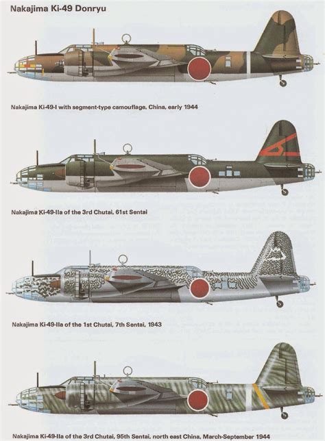 Japanese Aircraft Of Wwii Nakajima Ki 49 Donryu