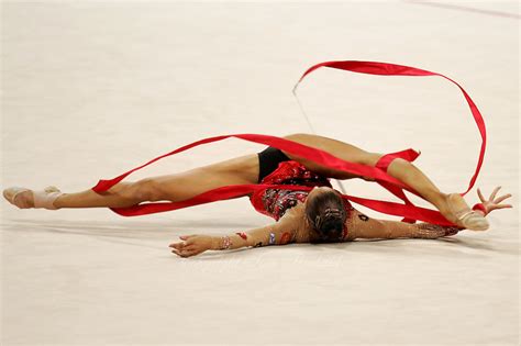 Irina Tchachina Rus Ribbon Gymnastics Rhythmic Gymnastics