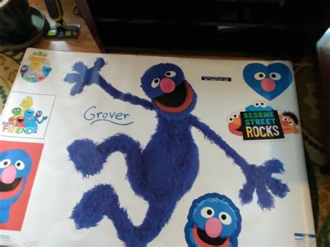 Sesame Street Grover Fathead Decal 61x51 6100 Picclick