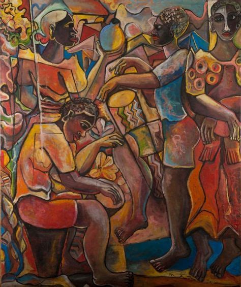 Highly Acclaimed Contemporary Ugandan South African Art Art