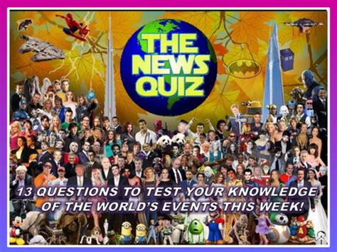 The News Quiz 14th 21st January 2020 Form Tutor Time Current Affairs