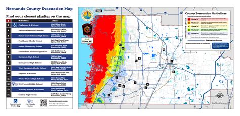 Evacuation Routes And Zones Hernando County Fl