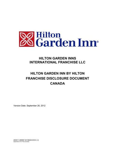 Hilton Garden Inns International Franchise Llc Hilton Worldwide