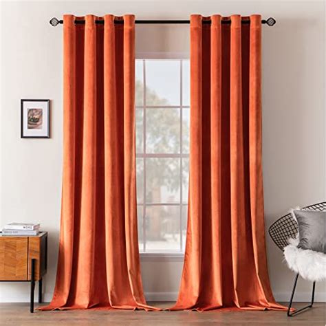 Best Burnt Orange Velvet Curtains For Your Home