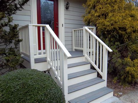Alternative to replacing the concrete steps -- use wood instead!!! in