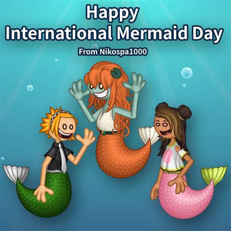 Happy International Mermaid Day By Nikosautistic On Deviantart
