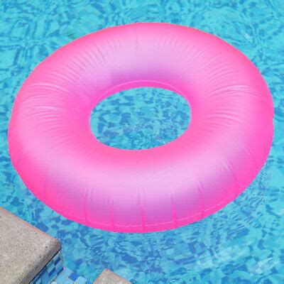 Neon Frost Shocking Inflatable Swim Ring Tube Pool Float Rings Pink