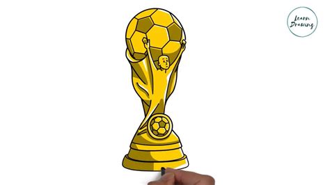 World Cup 2022 Trophy How To Draw Fifa World Cup Trophy 2022 Youtube