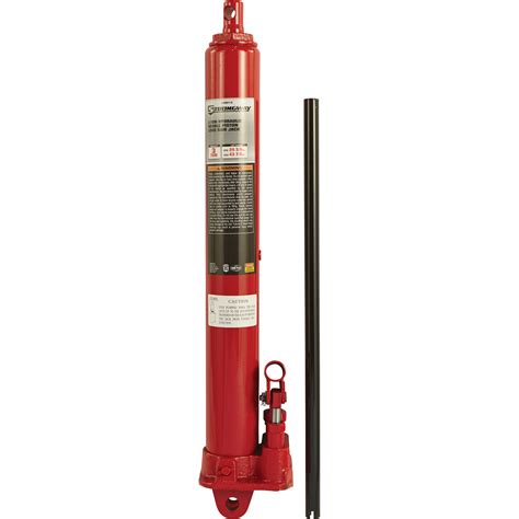 Free base plate with each 10 ton cylinder purchase. Strongway 3-Ton Long Ram Hydraulic Jack — Double Pump ...