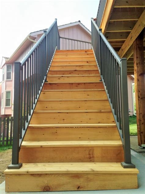 From the color finish, to post mounting, to attaching brackets, and setting the railing, the name westbury is synonymous with quality. CEDAR DECK WITH WESTBURY TUSCANY HANDRAIL (3) - Creative ...