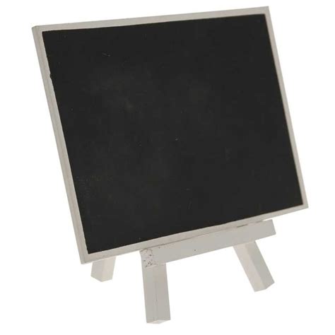 Rectangle Blackboard Easel White Size15x10cm Apac