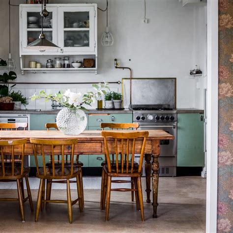The shutters and trim give it some older elements; 7 Top Features about Scandinavian Kitchen Design