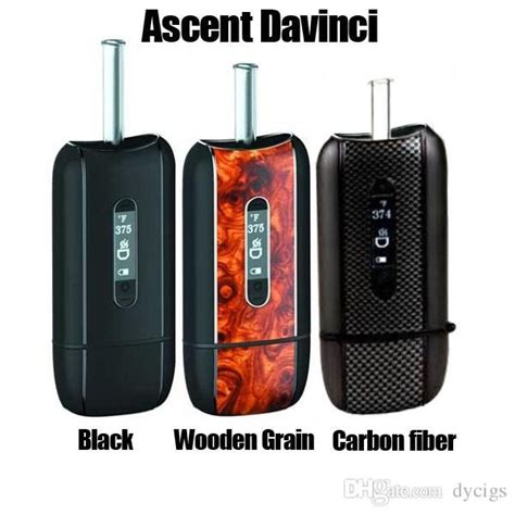 Davinci Ascent Dry Herb Pen Temperature Control Mods Glass Mouthpiece