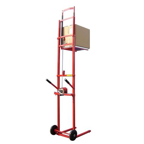 Manual Winch Stacker 150kg Aj Products Online Winch Garage Lift
