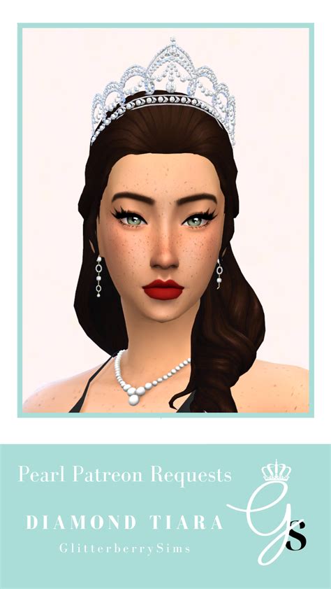 Glitterberrysims Custom Content — Heres A Diamond Tiara For One Of My