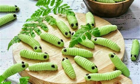Memang sedap dimakan sebagai pencuci mulut. Jom Buat Kuih Raya Ulat Bulu Viral