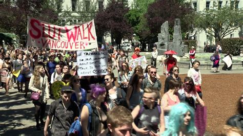 Vancouver Slutwalk Protests Sexual Violence Victim Shaming Bc