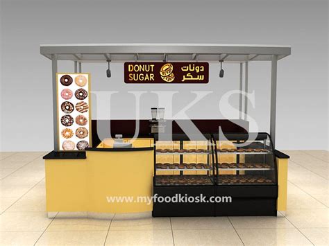 This Mall Food Kiosk Dimensions Is 10ft By 7ft Mainly Tone Is Black