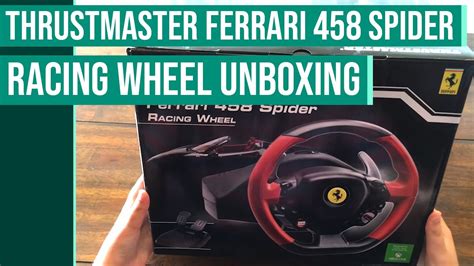 So if you've bought this for pc, i hope you like forza games. Unboxing the Thrustmaster Ferrari 458 Spider Racing Wheel for Xbox One - YouTube