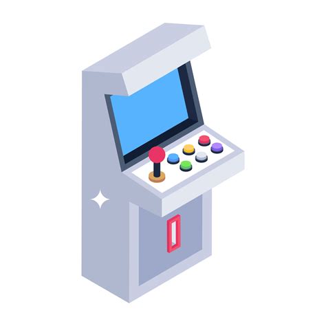 Arcade Game Isometric Icon Editable Vector 6530809 Vector Art At Vecteezy