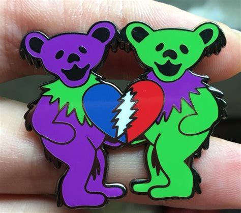Dancing Bears Pin They Love Each Other Series Summer 2017 Etsy