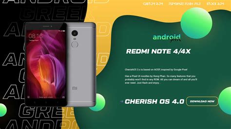 Download Android 13 Cherish Os 40 For Redmi Note 44x Mido