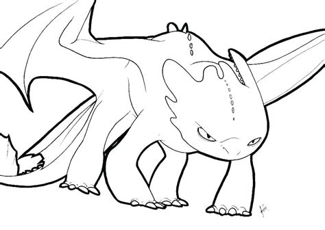 21 Cute Night Fury Dragon Coloring Pages Images Colorist