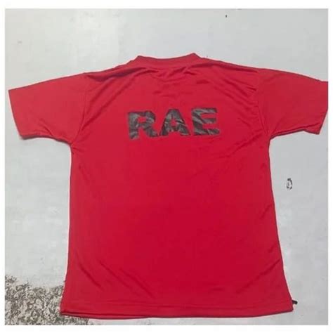 Male Round Red Cotton T Shirt Half Sleeves Printed At Rs 160piece In