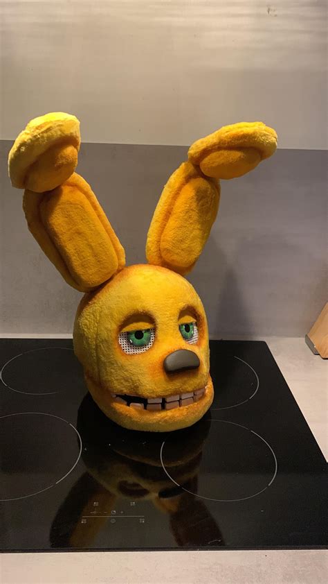 Springbonnie Cosplay Head Made By Me Love How He Turned Out The Eyes