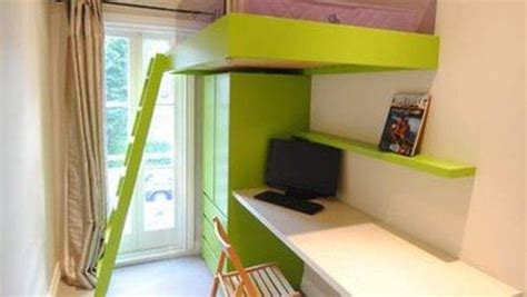 Mixing Work Pleasure Loft Beds Desks Underneath Cute Homes 108174