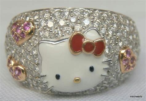 kitty ring vs diamond hello kitty cat ring